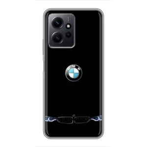 Силіконовий бампер з картинкою машини на Xiaomi Redmi Note 12 (Чорний BMW)