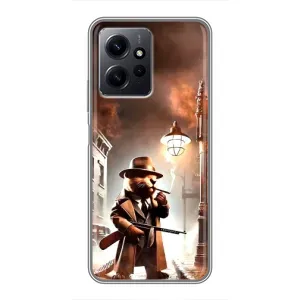 Чехол с мемами тралалело тралала для Xiaomi Redmi Note 12 (Бобрито бандито)