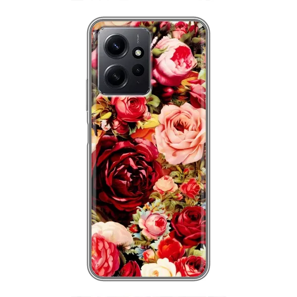Чехол с рисунком «Букет цветов» для Xiaomi Redmi Note 12 Чехол с рисунком «Букет цветов» для Xiaomi Redmi Note 12