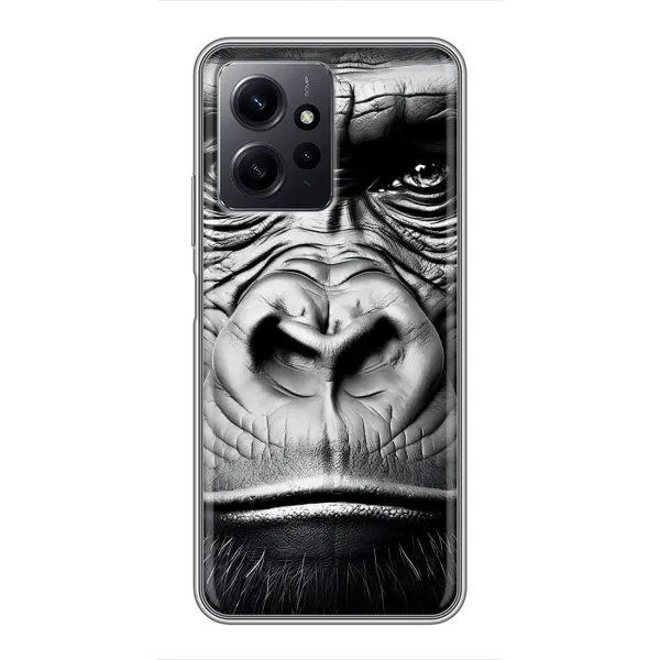 Чехол с рисунком «Черная обезьяна» для Xiaomi Redmi Note 12 Чехол с рисунком «Черная обезьяна» для Xiaomi Redmi Note 12