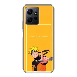Чехлы с принтом Наруто на Xiaomi Redmi Note 12 (Даттебаё)