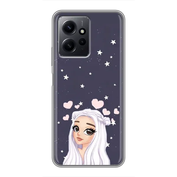Чехол с рисунком «Девушка и сердечки» для Xiaomi Redmi Note 12 Чехол с рисунком «Девушка и сердечки» для Xiaomi Redmi Note 12