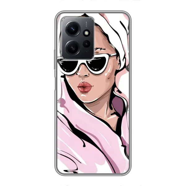 Чехол с рисунком «Девушка в халате» для Xiaomi Redmi Note 12 Чехол с рисунком «Девушка в халате» для Xiaomi Redmi Note 12