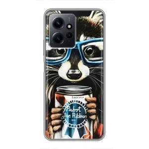 Силіконовий Чохол з Энотами на Xiaomi Redmi Note 12 (Єнот в окулярах)