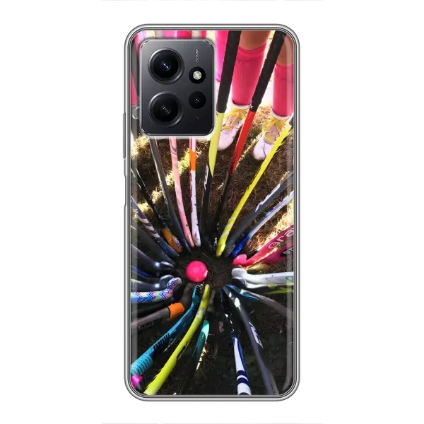 Чехол с рисунком «Флорбол» для Xiaomi Redmi Note 12