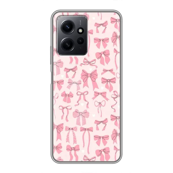 Чехол с рисунком «Фон бантики» для Xiaomi Redmi Note 12 Чехол с рисунком «Фон бантики» для Xiaomi Redmi Note 12