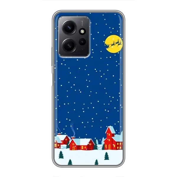 Чехол с рисунком «Город в снегу» для Xiaomi Redmi Note 12 Чехол с рисунком «Город в снегу» для Xiaomi Redmi Note 12