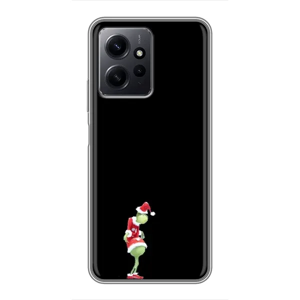 Чехол с рисунком «Гринч на чорном» для Xiaomi Redmi Note 12 Чехол с рисунком «Гринч на чорном» для Xiaomi Redmi Note 12