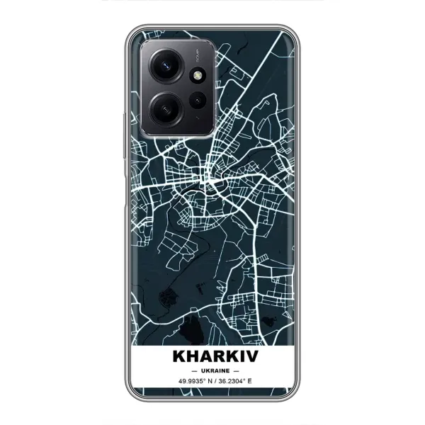 Чехол с рисунком «Харьков» для Xiaomi Redmi Note 12 Чехол с рисунком «Харьков» для Xiaomi Redmi Note 12
