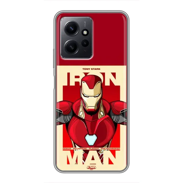 Чехол с рисунком «Iron man» для Xiaomi Redmi Note 12 Чехол с рисунком «Iron man» для Xiaomi Redmi Note 12