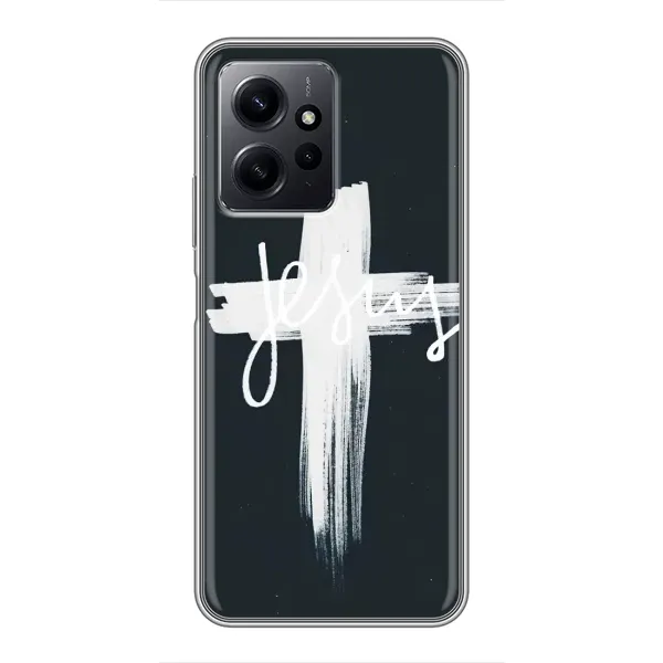 Чехол с рисунком «Jesus» для Xiaomi Redmi Note 12 Чехол с рисунком «Jesus» для Xiaomi Redmi Note 12