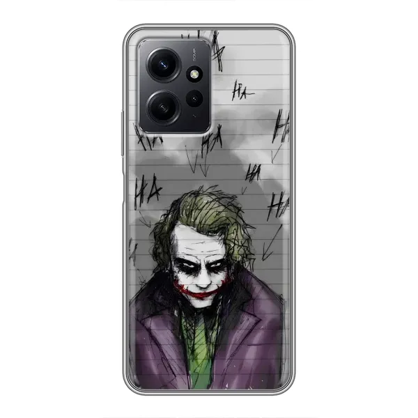 Чехол с рисунком «Joker клоун» для Xiaomi Redmi Note 12 Чехол с рисунком «Joker клоун» для Xiaomi Redmi Note 12