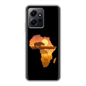 Летний Чехол на Xiaomi Redmi Note 12 (Карта)