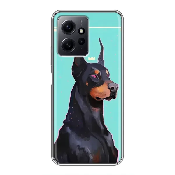Чехол с рисунком «Король доберман» для Xiaomi Redmi Note 12 Чехол с рисунком «Король доберман» для Xiaomi Redmi Note 12