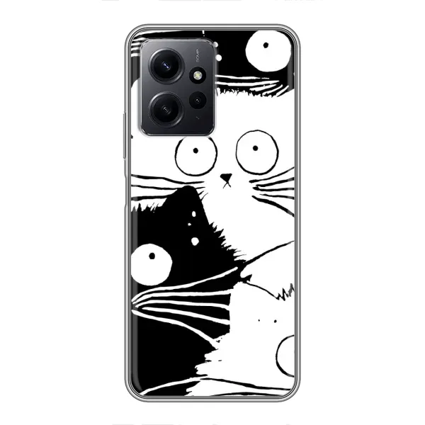 Чехол с рисунком «КОТИКИ» для Xiaomi Redmi Note 12 Чехол с рисунком «КОТИКИ» для Xiaomi Redmi Note 12