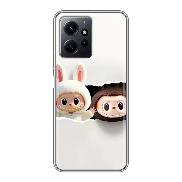 Чехол с рисунком «Фигурки Labubu» для Xiaomi Redmi Note 12 Чехол с рисунком «Фигурки Labubu» для Xiaomi Redmi Note 12