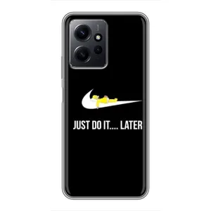 Силіконовый Чохол на Xiaomi Redmi Note 12 з картинкою НАЙК (Later)