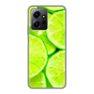 Чохол з зображенням смачної їжі для Xiaomi Redmi Note 12 (Лайм)