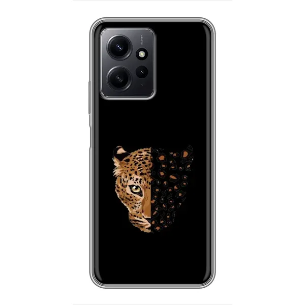 Чехол с рисунком «Леопард на черном» для Xiaomi Redmi Note 12 Чехол с рисунком «Леопард на черном» для Xiaomi Redmi Note 12