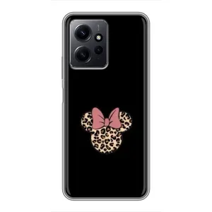 Чехол с леопардовым принтом на Xiaomi Redmi Note 12 (Леопардовая Минни)