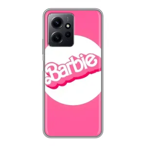 Силиконовый Чехол Барби Фильм на Xiaomi Redmi Note 12 (Лого Барби)