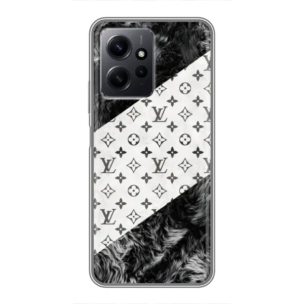 Чехол с рисунком «LV на белом» для Xiaomi Redmi Note 12 Чехол с рисунком «LV на белом» для Xiaomi Redmi Note 12