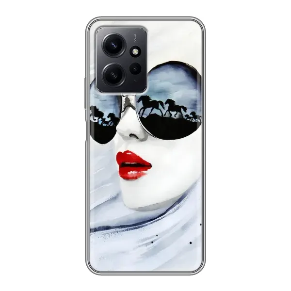 Чехол с рисунком «Любительница коней» для Xiaomi Redmi Note 12 Чехол с рисунком «Любительница коней» для Xiaomi Redmi Note 12