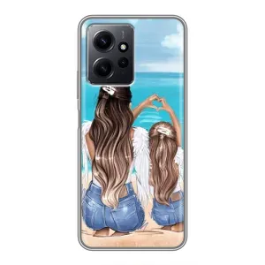 Чехлы для МАМЫ на Xiaomi Redmi Note 12 (Мама и дочь)