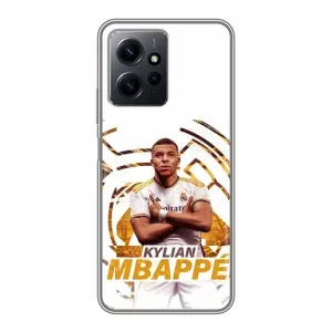 Чехол (TPU) с Футболистом на Xiaomi Redmi Note 12 (Мбаппе Реал)
