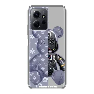 Силиконовый чехол для Xiaomi Redmi Note 12 (Медведь Louis Vuitton)