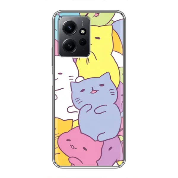 Чехол с рисунком «Милые котики» для Xiaomi Redmi Note 12 Чехол с рисунком «Милые котики» для Xiaomi Redmi Note 12