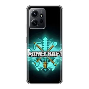 Чехол майнкрафт для Xiaomi Redmi Note 12 (MineCraft 2)