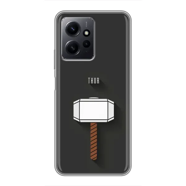 Чехол с рисунком «Молот Тора» для Xiaomi Redmi Note 12