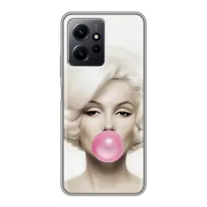 Чехол Стильные девушки на Xiaomi Redmi Note 12 (Монро)