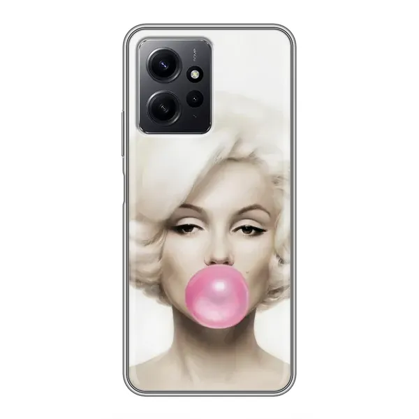 Чехол с рисунком «Монро» для Xiaomi Redmi Note 12 Чехол с рисунком «Монро» для Xiaomi Redmi Note 12