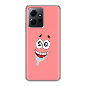 Чехлы с Патриком на Xiaomi Redmi Note 12 (Мордочка Патрика)