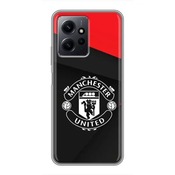 Чехол с рисунком «MU» для Xiaomi Redmi Note 12