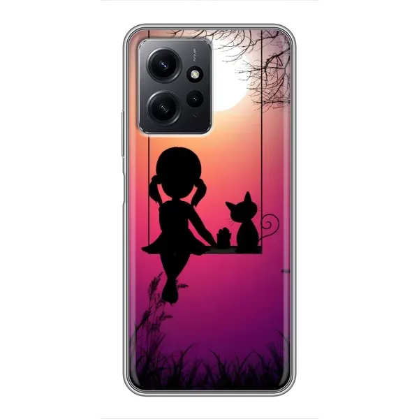 Чехол с рисунком «На качели» для Xiaomi Redmi Note 12 Чехол с рисунком «На качели» для Xiaomi Redmi Note 12