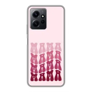 Чехлы на день мамы для Редми Нот 12 (Надпись мама)