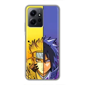 Купить Чехлы на телефон с принтом Anime для Xiaomi Redmi Note 12 (Naruto Vs Sasuke)