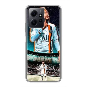 Силиконовый Чехол Xiaomi Redmi Note 12 (Неймар ПСЖ)