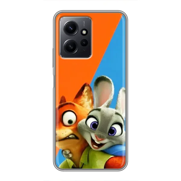 Чехол с рисунком «Ник и Хопс» для Xiaomi Redmi Note 12 Чехол с рисунком «Ник и Хопс» для Xiaomi Redmi Note 12