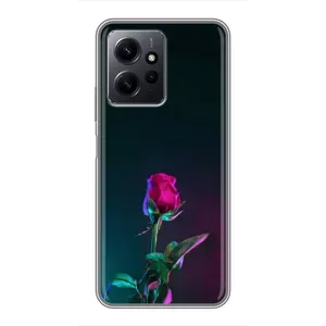 Чохли з принтом Троянд для Xiaomi Redmi Note 12 (Нічна троянда)