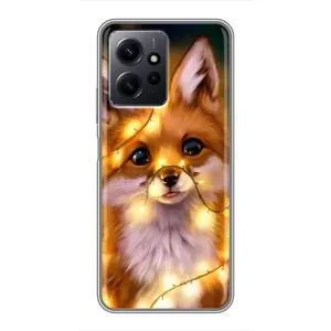 Чохол з Лисичкою для Xiaomi Redmi Note 12 (Новорічне лисеня)