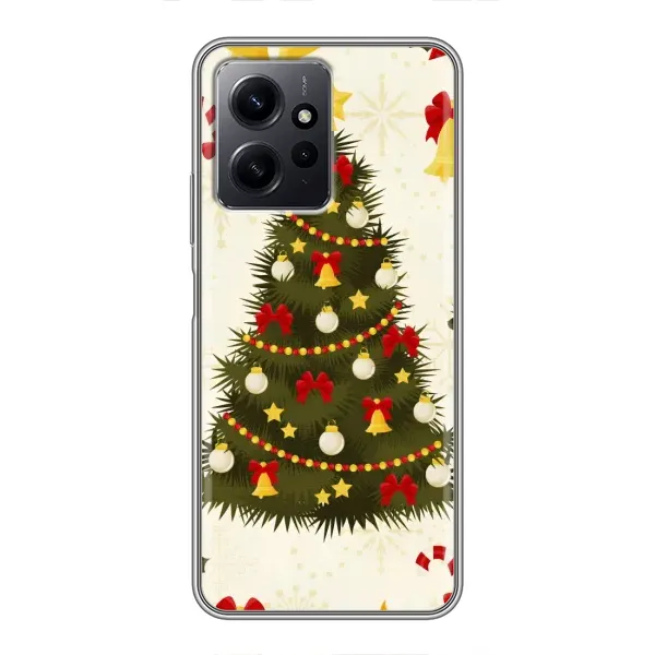 Чехол с рисунком «Новогодний принт» для Xiaomi Redmi Note 12 Чехол с рисунком «Новогодний принт» для Xiaomi Redmi Note 12
