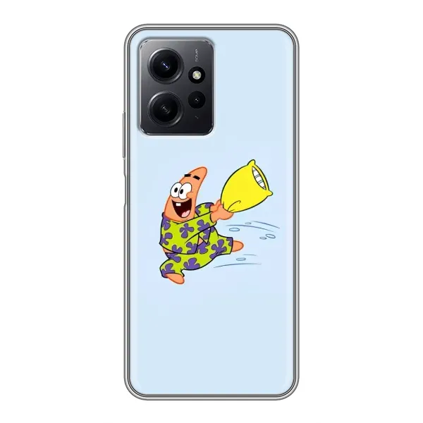 Чехол с рисунком «Патрик с подушкой» для Xiaomi Redmi Note 12 Чехол с рисунком «Патрик с подушкой» для Xiaomi Redmi Note 12