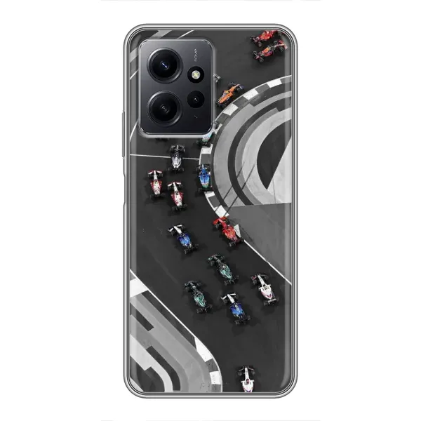 Чехол с рисунком «Гонки ф1» для Xiaomi Redmi Note 12 Чехол с рисунком «Гонки ф1» для Xiaomi Redmi Note 12