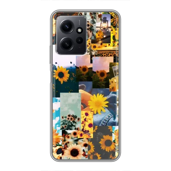 Чехол с рисунком «Подсолнуховый дизайн» для Xiaomi Redmi Note 12 Чехол с рисунком «Подсолнуховый дизайн» для Xiaomi Redmi Note 12