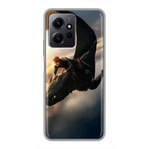 Чехол дракон Беззубик для Xiaomi Redmi Note 12 (Полет Беззубика)