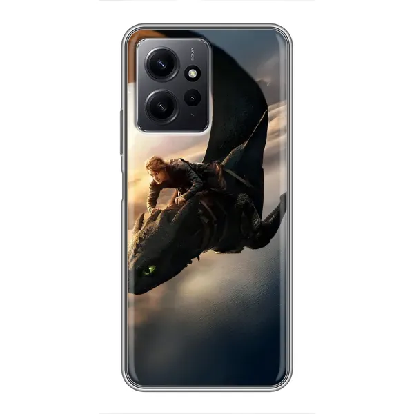Чехол с рисунком «Полет Беззубика» для Xiaomi Redmi Note 12 Чехол с рисунком «Полет Беззубика» для Xiaomi Redmi Note 12